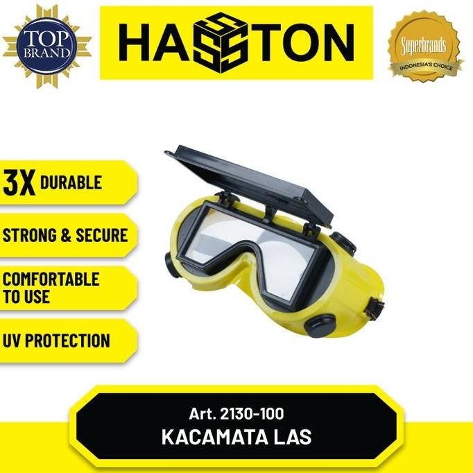 

Terlaris Hasston Kaca Mata Las Buka Tutup / Safety Welding Goggles (2130-100)