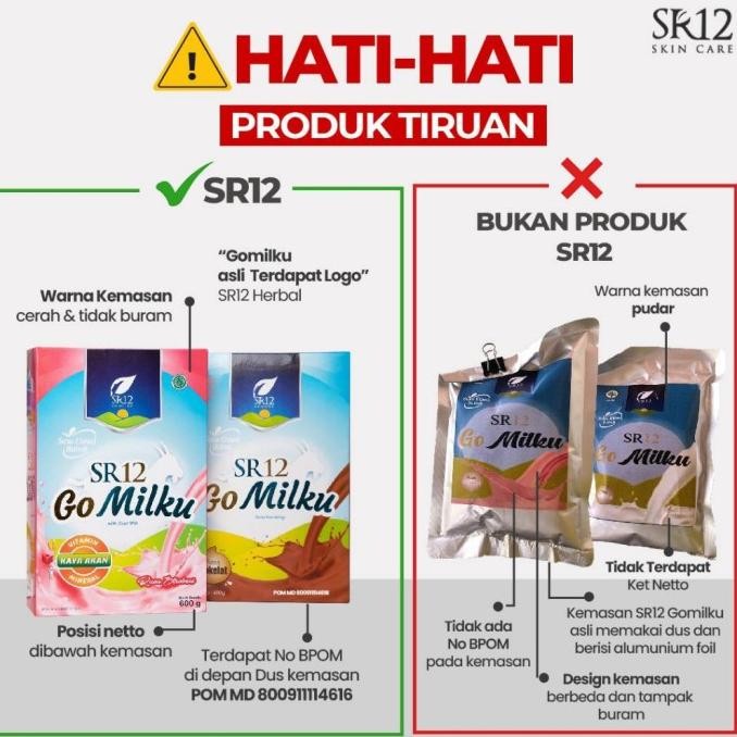 

(Expert) Gomilku SR12 Susu Kambing - Gomilku Susu Etawa Kualitas Premium - Goat Milku Bubuk Tanp Gula BPOM