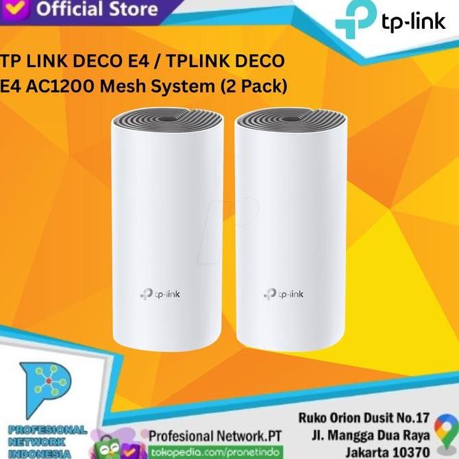 Tp Link Deco E4 / Tplink Deco E 4 Ac1200 Mesh System