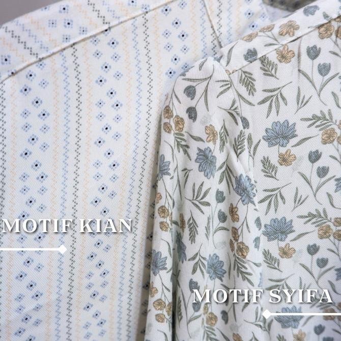 Little Palmerhaus - Sarimbit Keluarga Olive Green Hijau - Kian - Syifa / Baju Couple keluarga / Sari