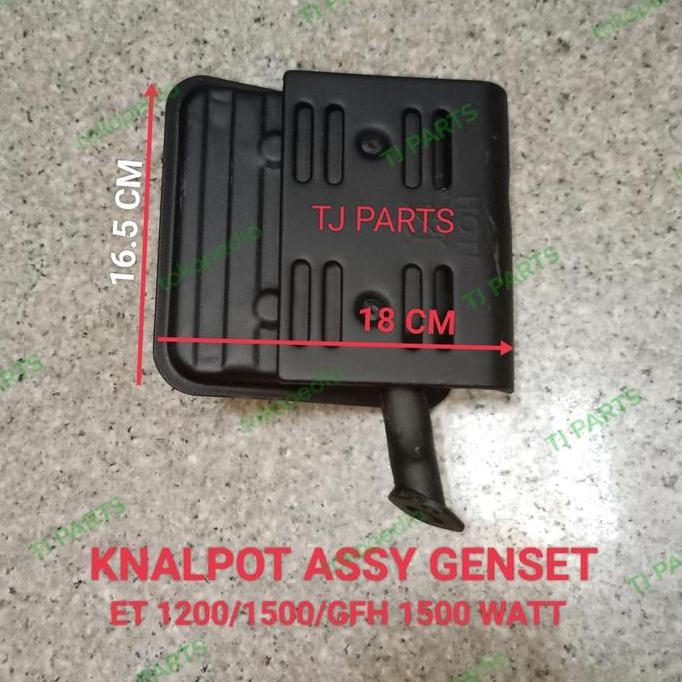 

Terlaris Knalpot/Muffler Assy Mesin Genset 4Tak Et 1200/1500 Atau Gfh 1500 Watt
