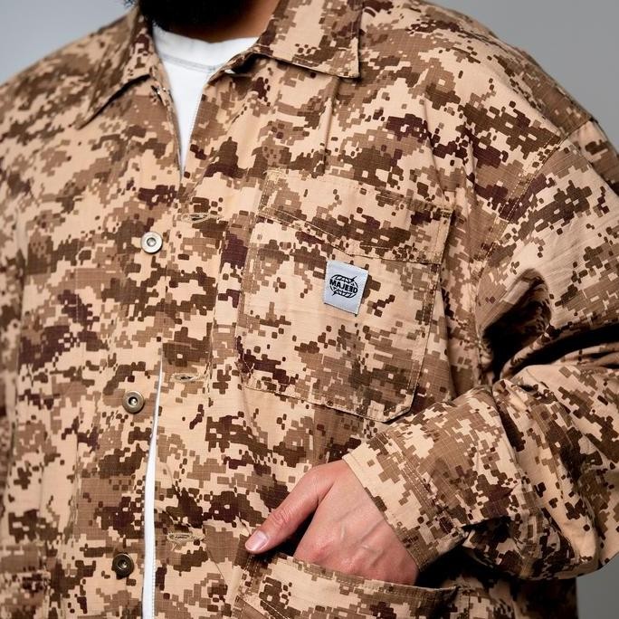 Sale Majeed Oversized Work Jacket - Camo