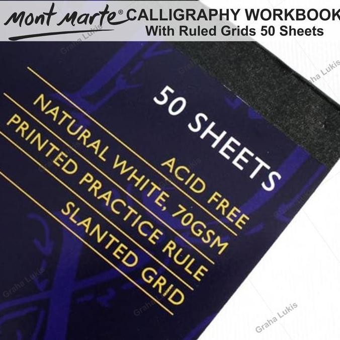 

ready Mont Marte Calligraphy Workbook