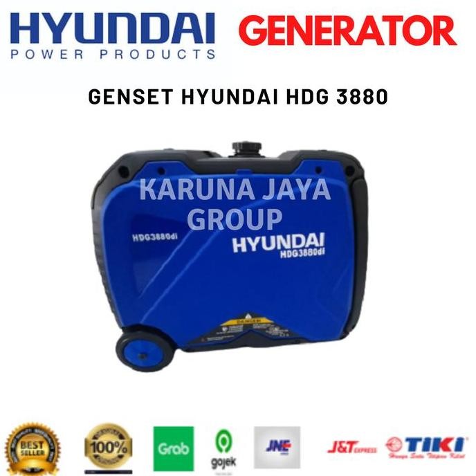 

Terlaris Genset Inverter Silent Hdg 3880 Di New Sudah Ada Electric Starter