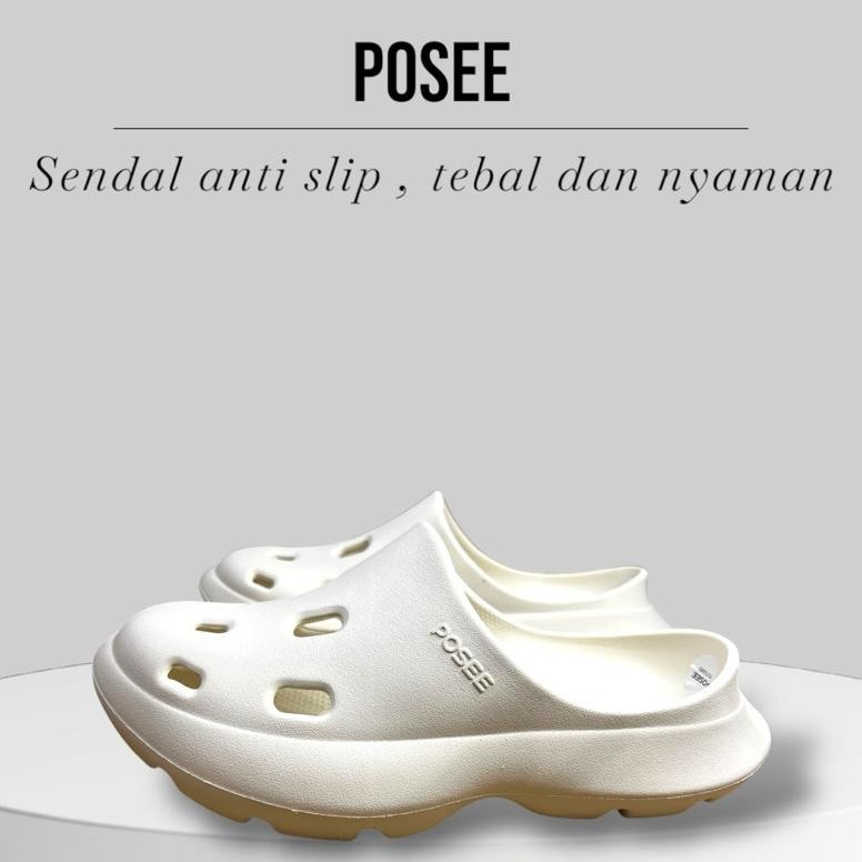 best seller POSEE Original Sandal Slip On Praktis Tinggi Pose Sendal Eva Karet Premium Slip Crocs Pr