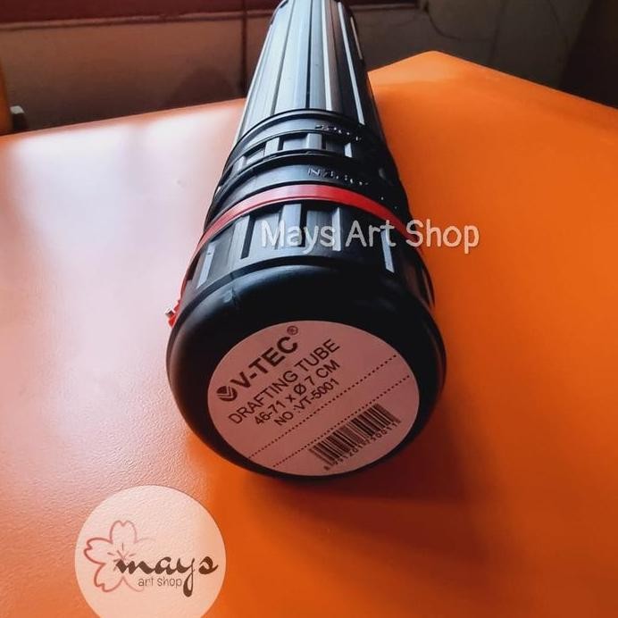 

ready V-Tec Tas Tabung Gambar Kertas Desain 7 CM Vtec / Anak Panah / Drafting Tube Tas Arsitek d = 7cm