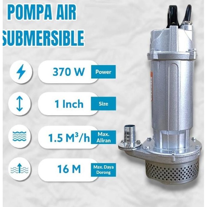 Promo Pompa Celup Air Kotor 1 Inch Submersible Pompa Air Celup Sumur