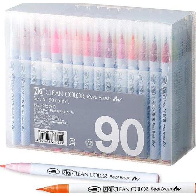 

ready KURETAKE ZIG Clean Color Real Brush Set 12 - 90