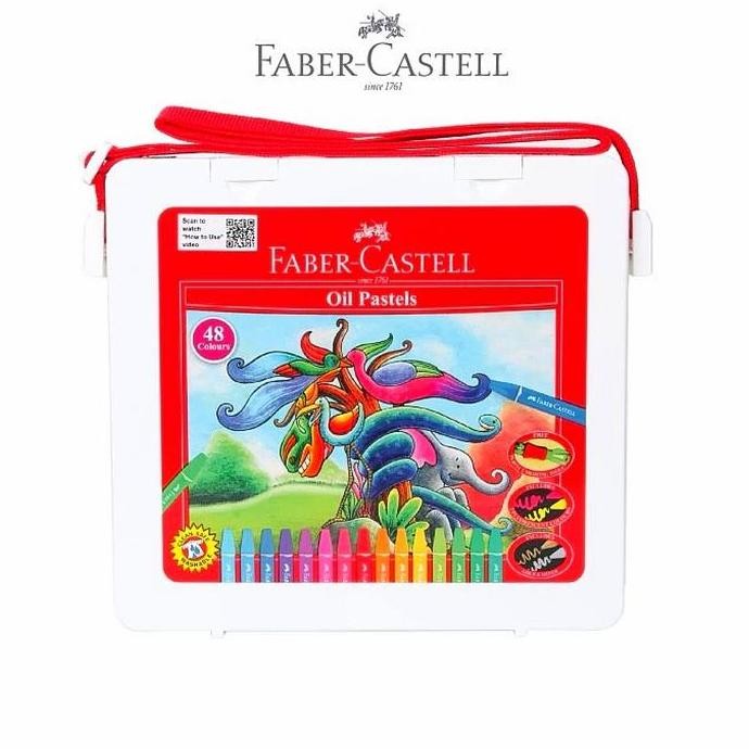 

ready Crayon hexagonal oil pastel 48 Faber-Castell (Plastic Bag)
