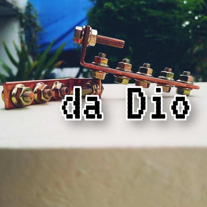 (TEMBAGA ASLI) HEADER KEPALA AKI UNTUK KABEL GROUNDING MOBIL + BAUT