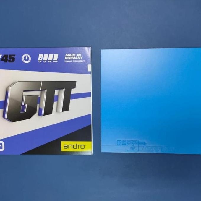 Terlaris Andro Gtt 45 - Karet Pingpong Tenis Meja Spon Tipis Warna Biru & Pink