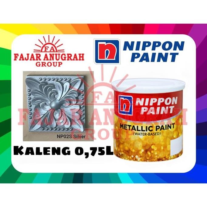 ready Metallic paint /cat metalic waterbased nippon paint silver