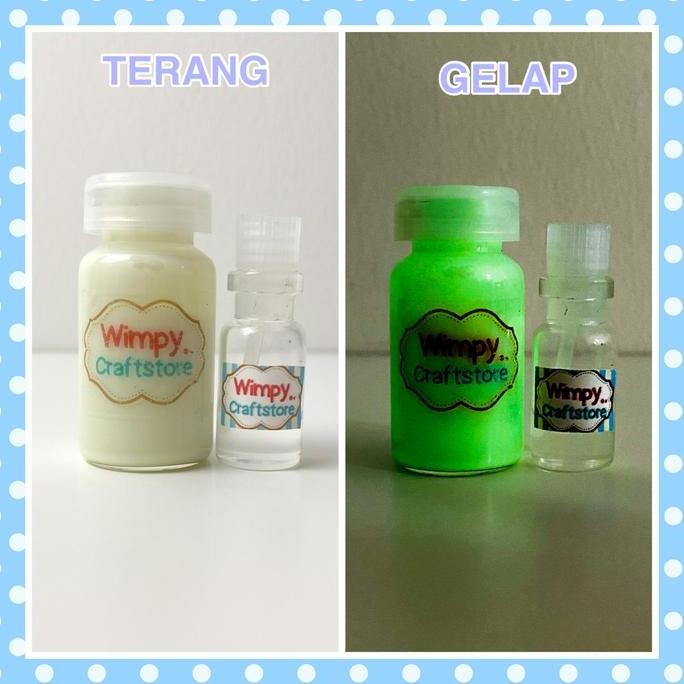 ready Cat Glow In The Dark Paint BESI KAYU Cat Fosfor Varnish Gloss Fosfor
