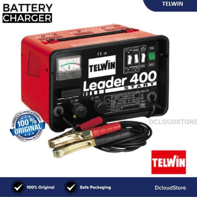 Charger Cas Aki Telwin Leader 400 Start Mesin Diesel Disel Baterai