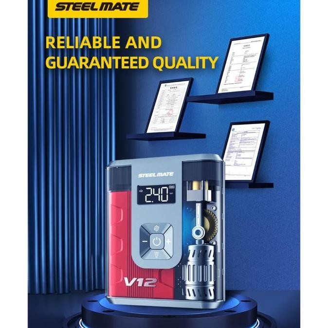 12V Portable Jumper Starter Aki Mobil Kabel & Pompa Ban 12000MAH Bank Jumper Aki Mobil Dan Pompa Car