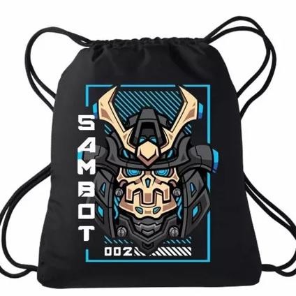 Tas Serut / String Bag Terlengkap - Tas Ransel Serut Tas Olahraga Tas Sekolah Tas Serut Bahan Coldur