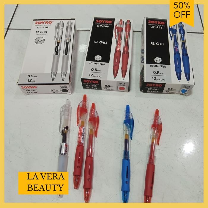 

12 BUAH / SELUSIN PULPEN 0.5 MM BALL LINER SIGN GEL PEN RETRACTABLE TERMURAH