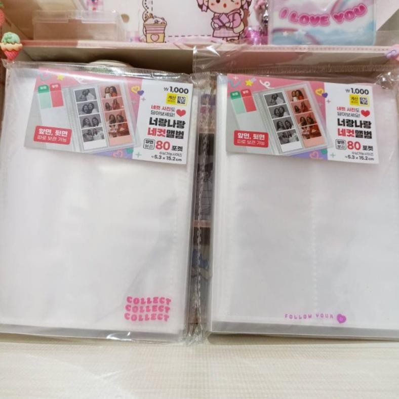 sele [ori daiso] album photostrip 4cut/ album photobox/ kolbuk collect book