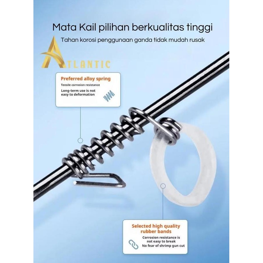 Mata Kail Pancing Umpan Udang Hidup Atlantic Alat Untuk Mancing Ikan Di Laut Sungai Dan Danau