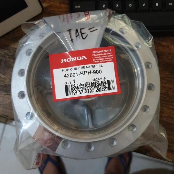 tromol belakang karisma / supra x 125 lama / revo abso silver ori ahm