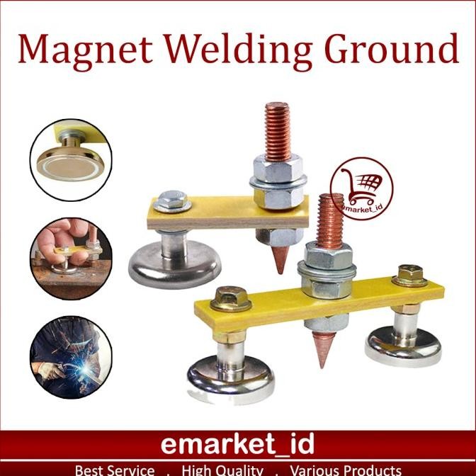 NEW Magnet Welding Ground / Klem Tang Travo Las / Clamp Stang Kabel Massa