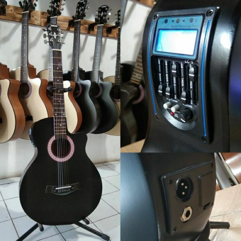 NEW Gitar Yamaha Akustik Elektrik Tuner Termurah Berkualitas Terbaik