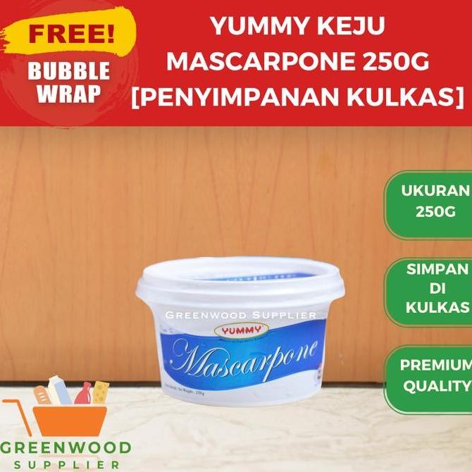 

Sale [Hemat] Yummy Mascarpone Cheese / Keju Mascarpone - 250G