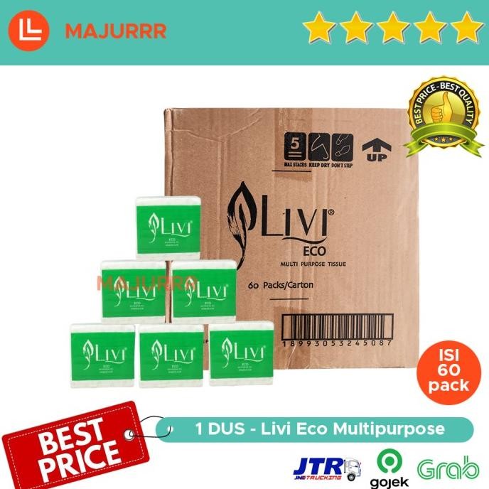 Grosir Tissue Livi Multipurpose 150 Sheet / 1 Dus / Karton Isi 60 Pack