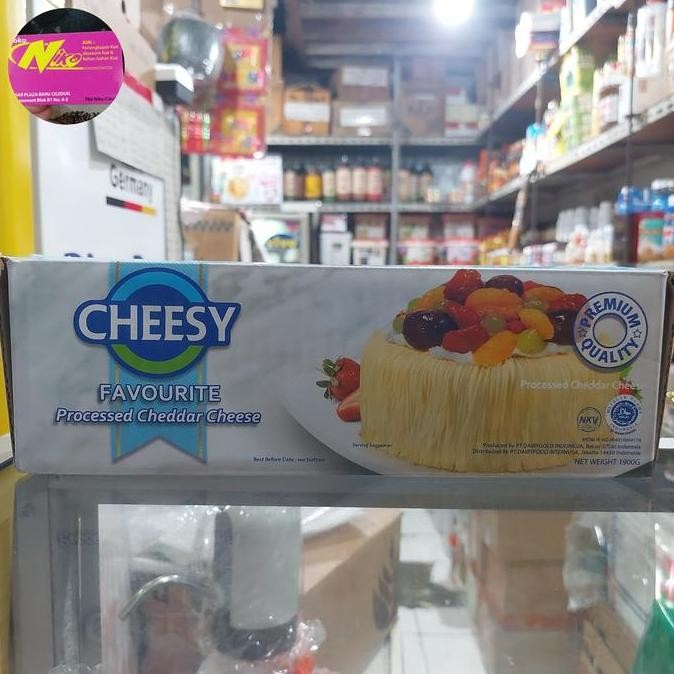 

Sale Keju Cheddar Cheesy Favourite 1 Kg Khusus Grab Dan Gojek