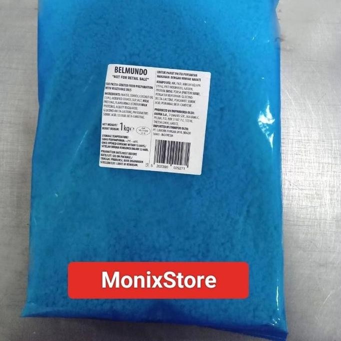 

Grosir Belmundo Parmesan Cheese Grated | Parmesan Bubuk Green Valey 1 Kg