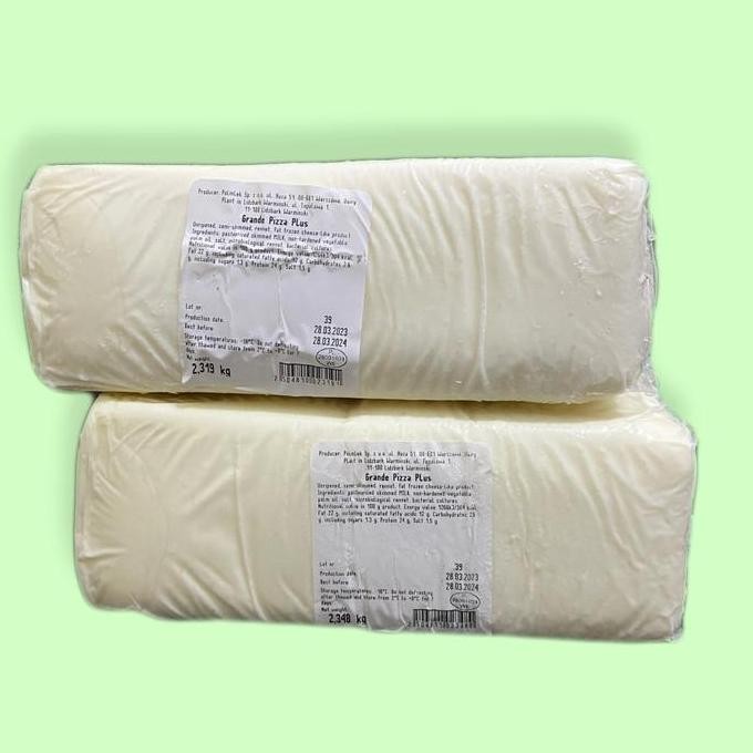 

Sale Mozarella Pizza Topping Blok Berat 2,3 Kg Lebih