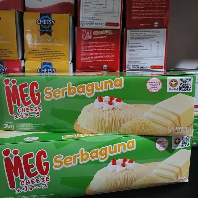 

Murah Keju Meg Cheddar 2Kg Serbaguna