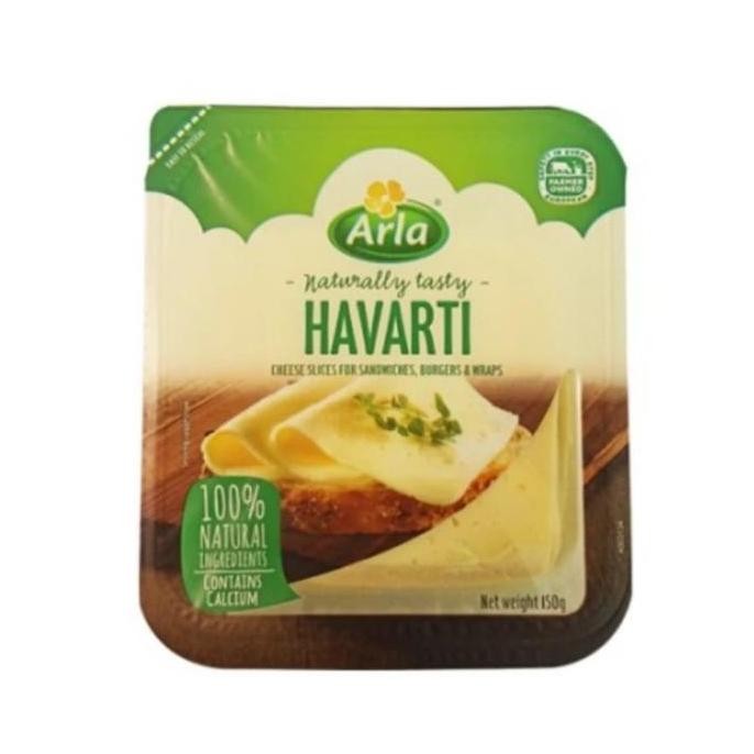 

Sale Arla Havarti Cheese 150 Gr Keju