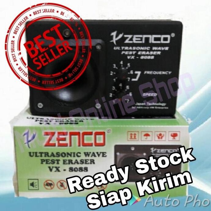 Pengusir Tikus Ultrasonic [ Zenco Vx-8088 ]