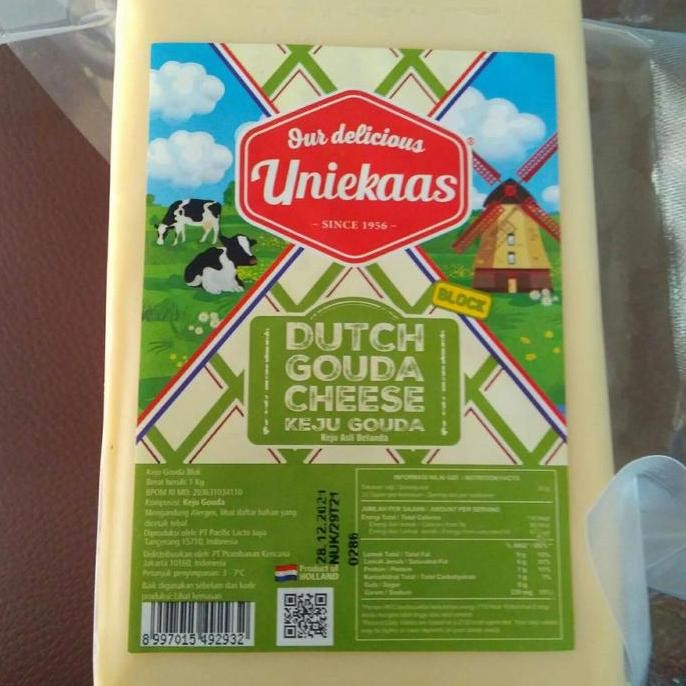 

Sale Keju Block Dutch Gouda 1 Kg - Uniekaas Halal