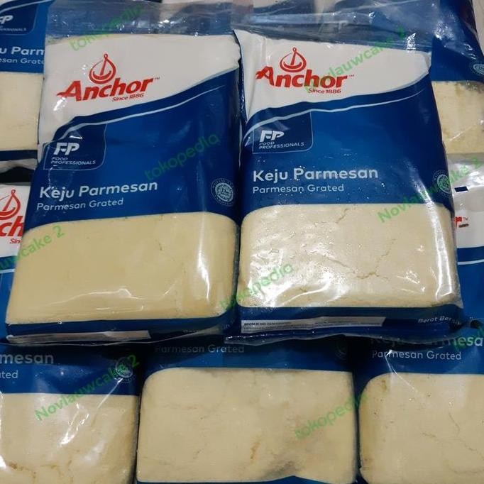 

Grosir Keju Parmesan Anchor Bubuk 1Kg / Anchor Grated Parmesan Cheese 1 Kg