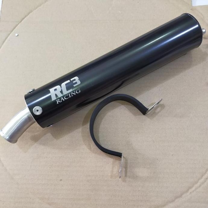SILENCER ALMU RC3 TZ HITAM PANJANG 30CM