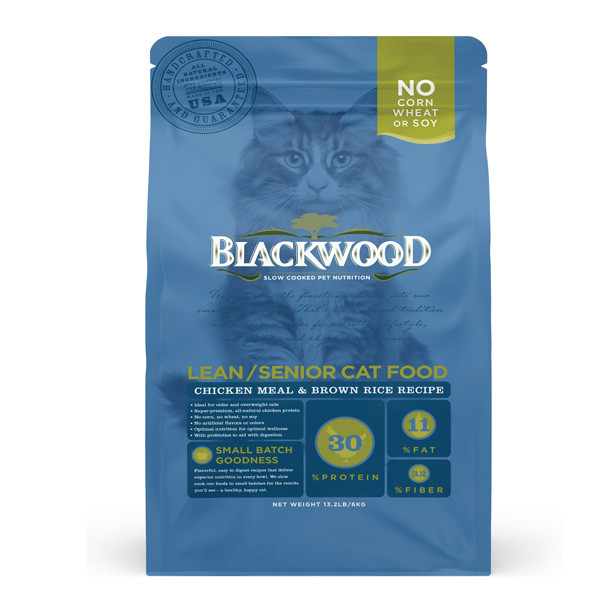 blackwood 1.82 kg cat lean/senior cat food