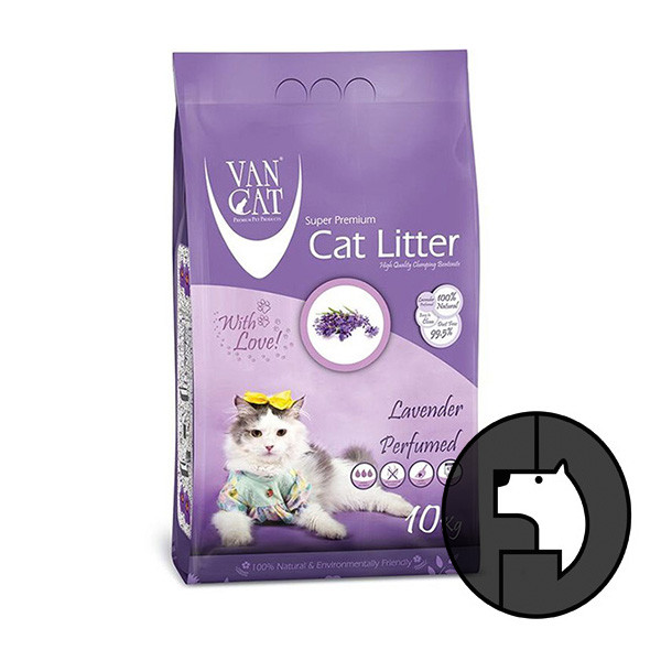 van cat 10 kg lavender perfumed cat litter pasir wangi