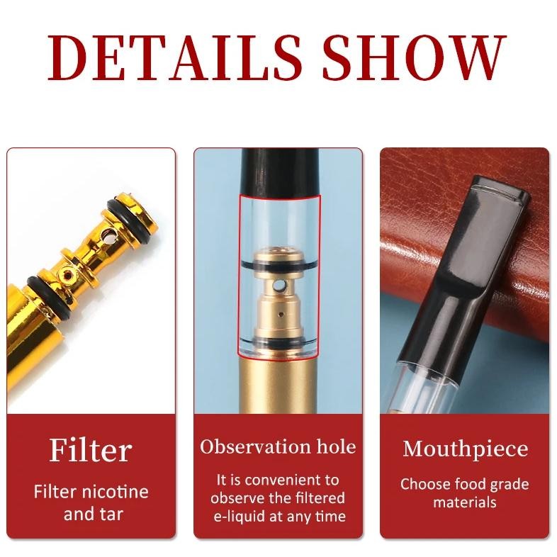 Original 5 Pcs Filter Rokok Pipa Saringan Asap Universal Anti Racun Rkk