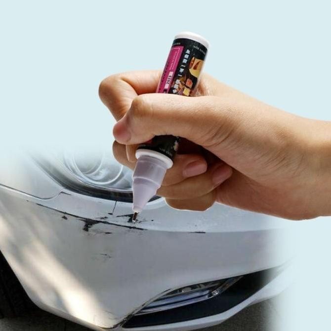 New Model  Cat Oles Combined Grey Metalik Abu-Abu Spidol Body Mobil Motor Penghilang Lecet Gores Bar