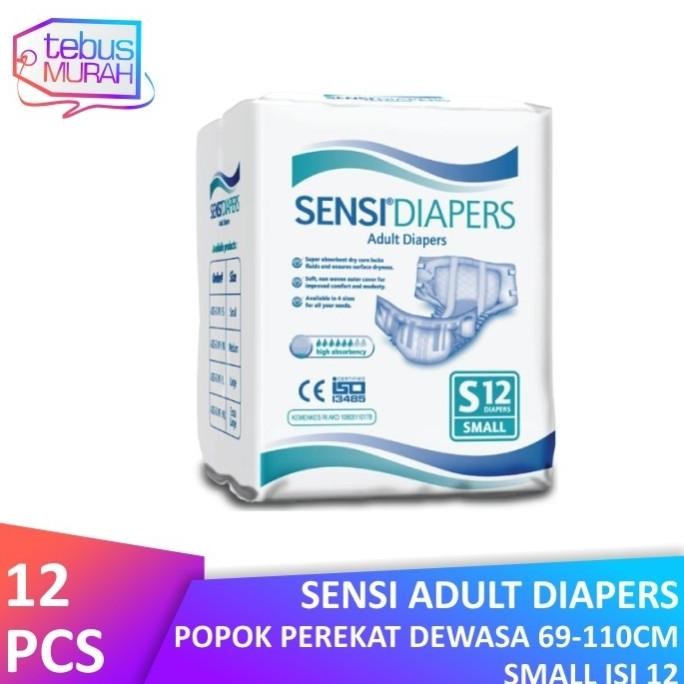 Sensi Adult Diapers S12 - Popok Perekat Dewasa
