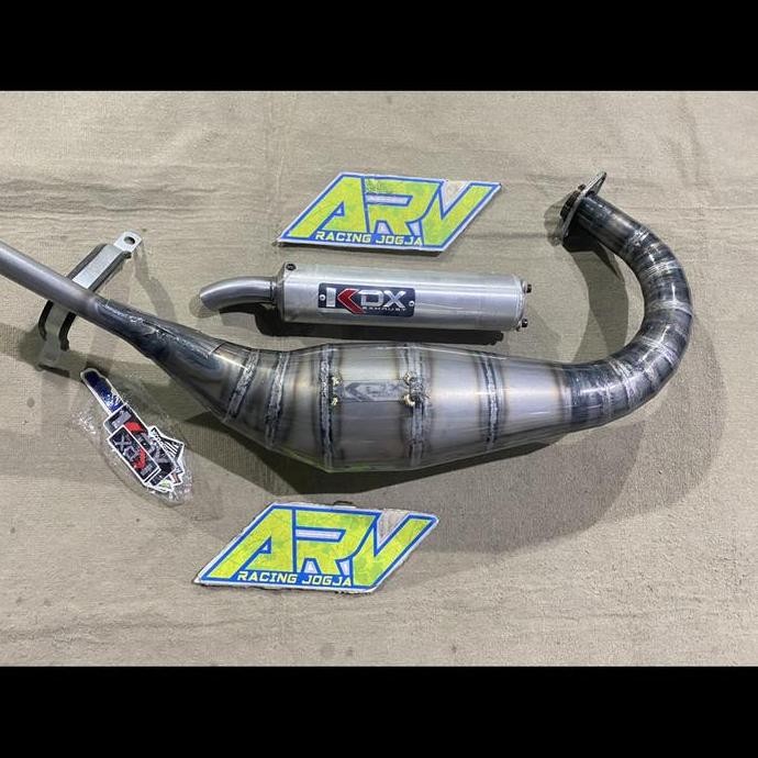 Knalpot KDX ninja RR tipe c standar porting