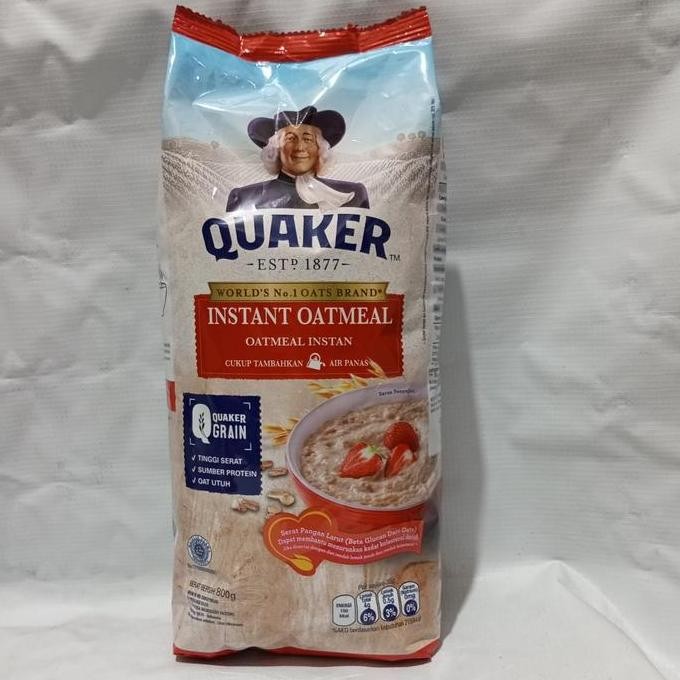

Quaker Oatmeal Instan 800Gr Promo