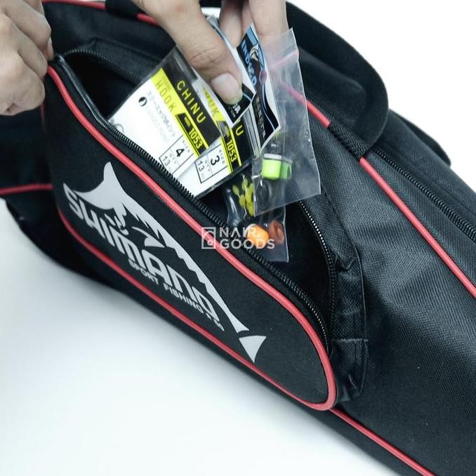 2 Set Joran Pancing Antena Fiber 1,5 Meter Dan Reel 5BB Bonus Tas Kekuatan 3-5 KG ikan mancing [terb