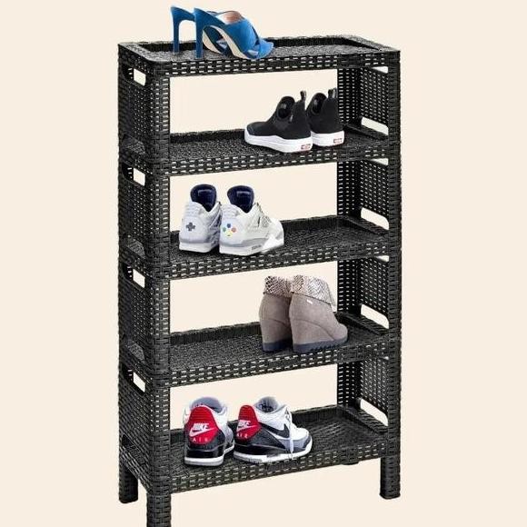 Rak Sepatu Plastik Tabitha Rak Sepatu Rotan Rak Sepatu Plastik