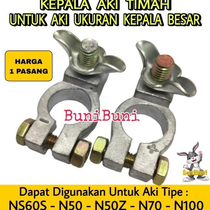 [Expert] Kepala Aki TIMAH NS70 - Terminal Klem Aki Mobil BESAR NS70