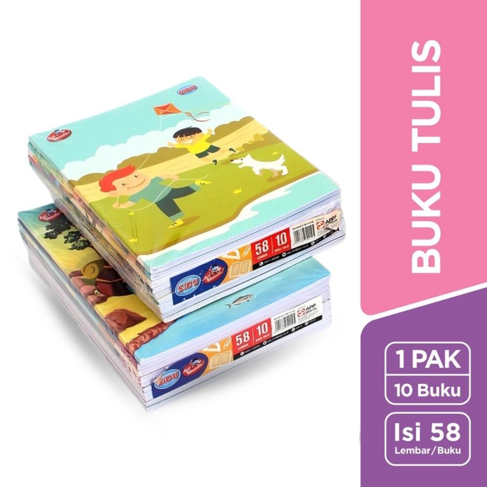 

GROSIR MURAH Buku Tulis Sinar Dunia / SIDU 58 Lembar SV9