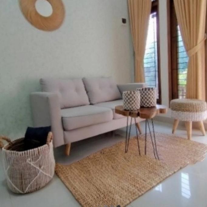 karpet anyaman enceng gondok / Floormats Persegi Panjang Rug aesthetic