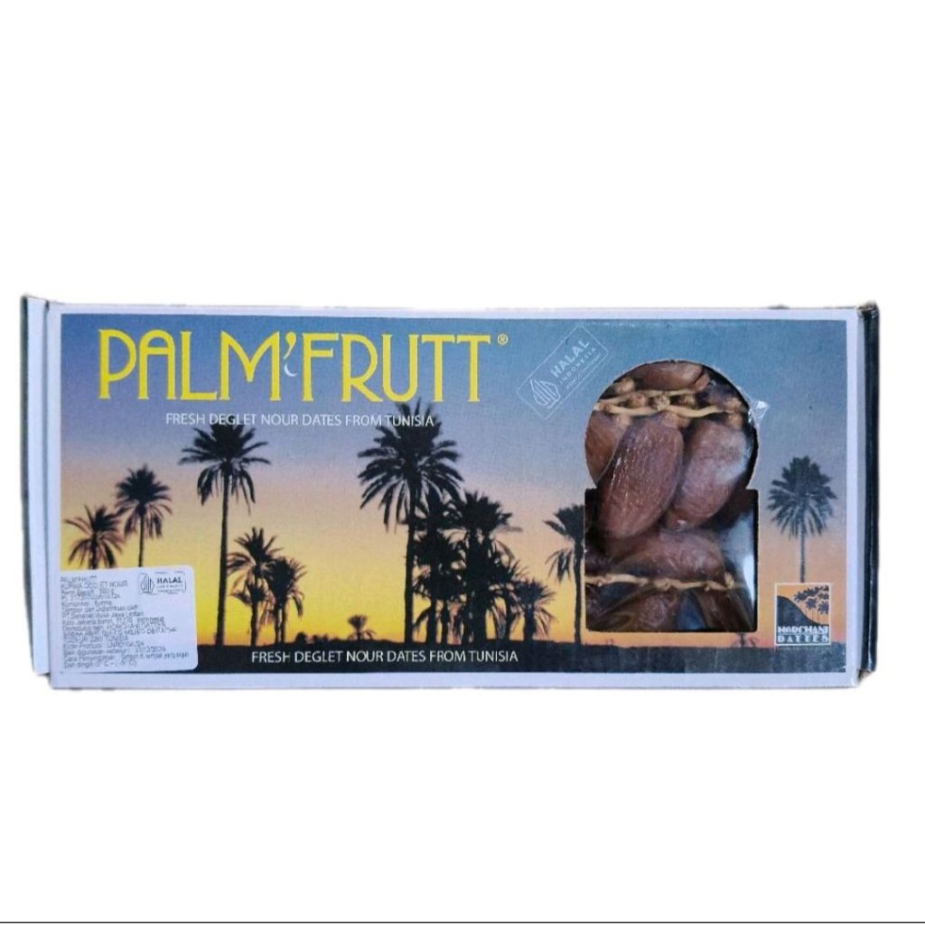 

Kurma Palm Frutt Fresh Deglet Nour Tunisia Tangkai 500gr